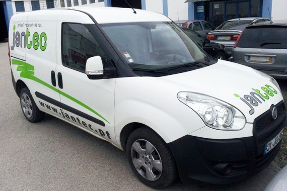 Frota do Departamento Comercial e de Logística da Jantec